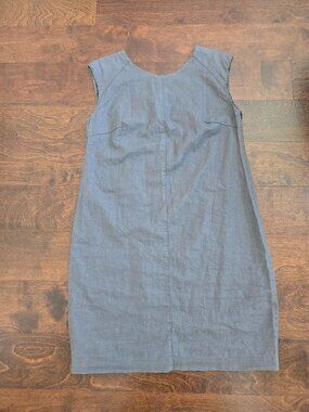 Sarah Pacini Sleeveless Grey Shift Dress
